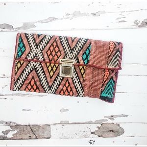 Genuine Vintage Moroccan Fabric Clutch
